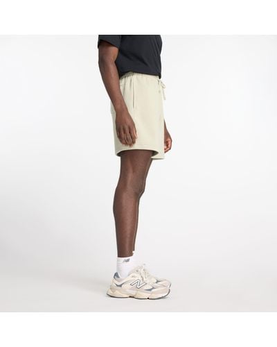 New Balance Iconic Collegiate Fleece Short 7" - Groen