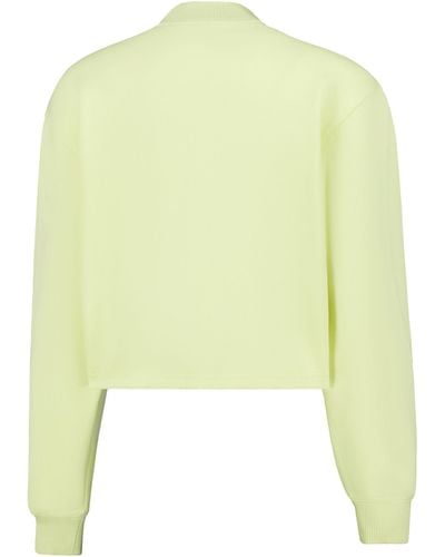 New Balance Nbx Lunar New Year Sweat Shirt In Green Cotton Fleece - Yellow