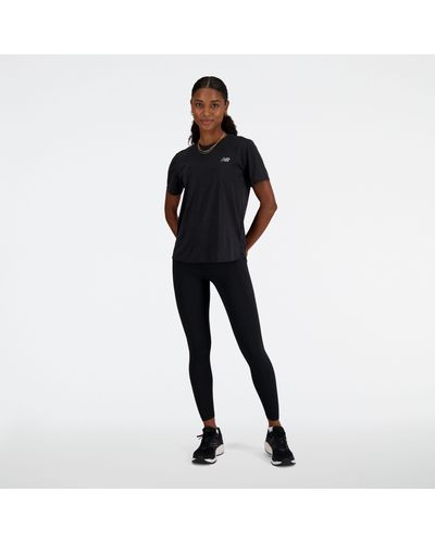 New Balance Athletics T-shirt - Zwart