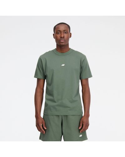 New Balance Athletics Remastered Graphic Cotton Jersey Short Sleeve T-shirt - Groen