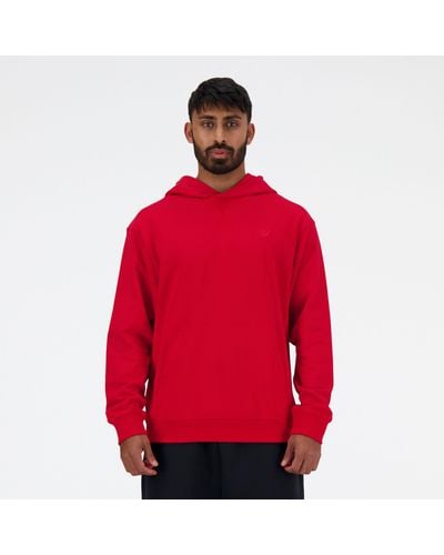 New Balance Athletics French Terry Hoodie - Red
