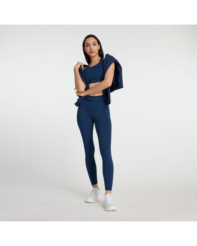 New Balance Nb sleek high rise sport legging 25" - Azul