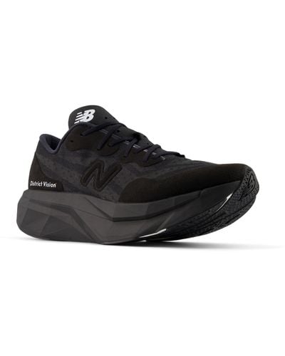 New Balance District Vision X Fuelcell Supercomp Elite V4 In Synthetic - Black