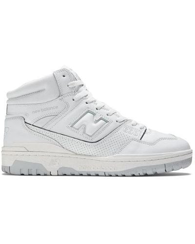 New Balance Homme 650 En, Leather, Taille - Blanc