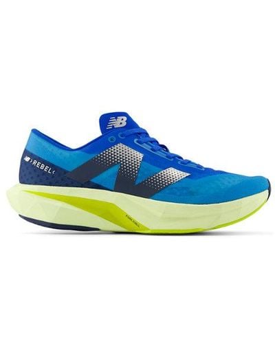 New Balance Homme Fuelcell Rebel V4 En, Synthetic, Taille - Bleu