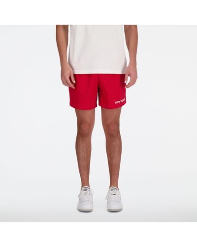 New Balance Archive Stretch Woven Short - Red