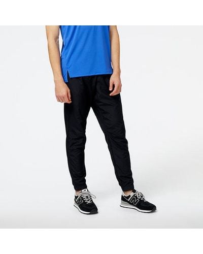 New Balance Homme Pantalons Tenacity Woven En, Polywoven, Taille - Bleu