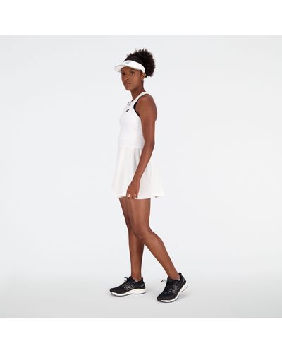 New Balance Tournament Dress In Poly Knit - White