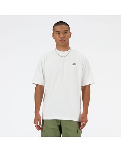 New Balance Shifted oversized t-shirt in weiß