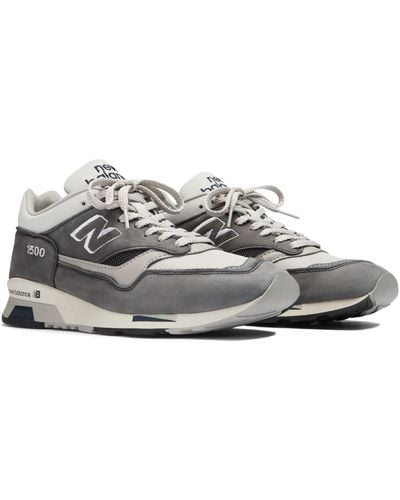 New Balance Made In Uk 1500 Series In Grey Suede/mesh