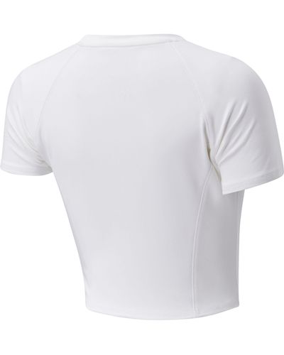 New Balance NB Athletics Podium T-Shirt - Weiß
