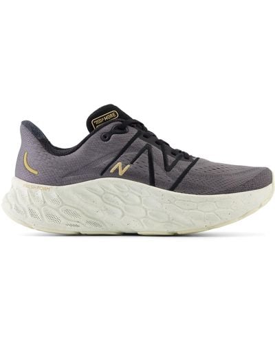 New Balance Fresh Foam X More V4 Running Shoes - Gray