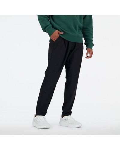New Balance Homme Ac Tapered Pant 29&Quot; En, Polywoven, Taille - Noir