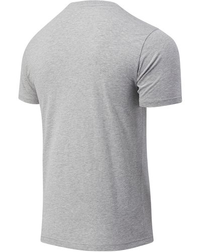 New Balance Nb Classic Nb T-shirt In Cotton - Grey