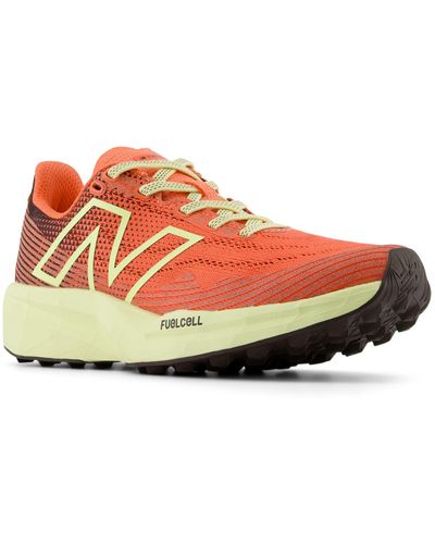 New Balance Fuelcell Venym In Red/yellow/brown Synthetic