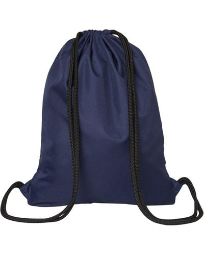 New Balance Team Drawstring Bag In Blue Polyester