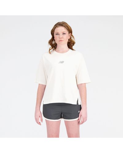 New Balance Athletics Remastered Cotton Jersey Boxy T-shirt - White