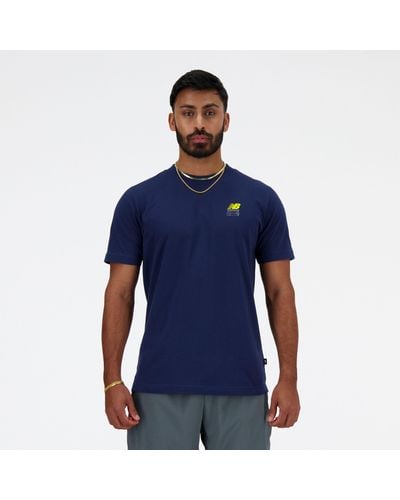 New Balance Sport essentials bookshelf t-shirt - Azul
