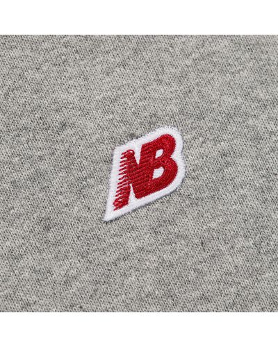 New Balance Made In Usa Core Hoodie - Grijs