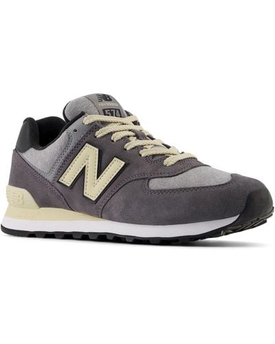 New Balance 574 In Suede/mesh - Multicolour