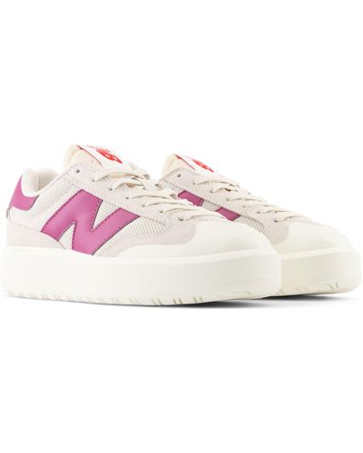 New Balance Ct302 in beige/rossa - Rosa