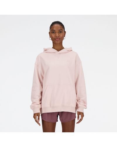 New Balance Athletics French Terry Hoodie - Pink