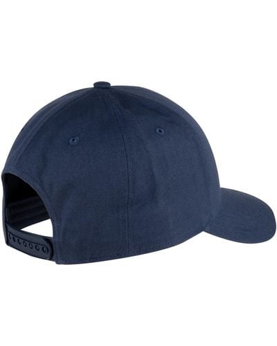 New Balance 6 panel structured snapback in blu