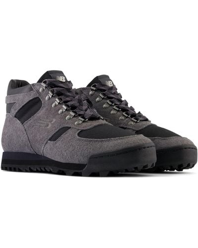 New Balance Rainier In Grey/black Leather
