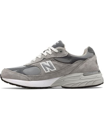 New Balance Made In Usa 993 Core In Grey - White
