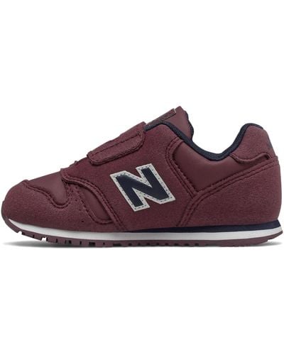 New Balance Infants' 373 Hook & Loop In Red/blue Synthetic - Purple