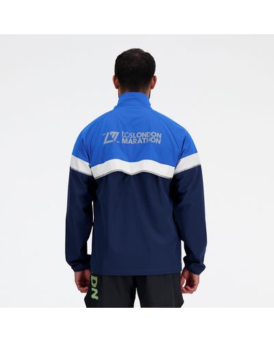 New Balance London Edition Marathon Jacket - Blauw