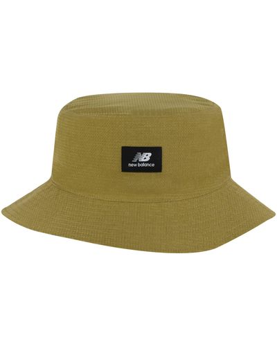 New Balance Reversible Bucket Hat In Polyester - Blue