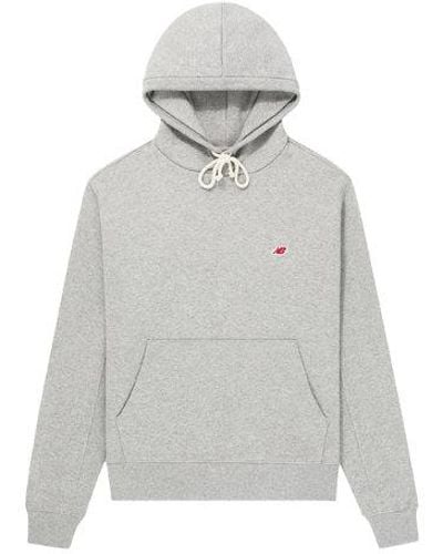 New Balance MADE in USA Core Hoodie - Gris