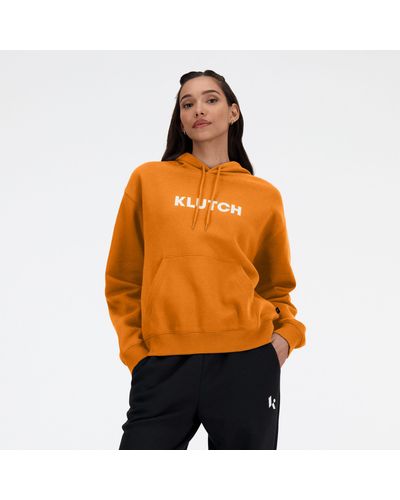 New Balance Klutch X Nb Fleece Hoodie - Orange