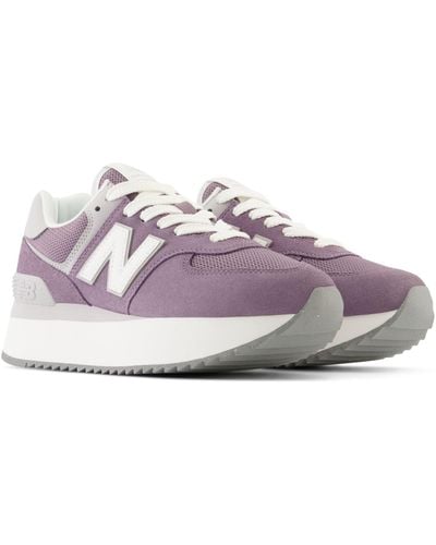 New Balance 574+ in violett/grau/weiß - Lila