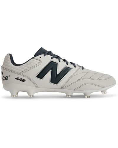 New Balance 442 Pro Fg V2 Soccer Shoes - Gray