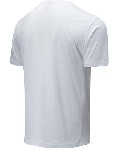 New Balance T-shirt nb athletics pocket in bianca - Bianco