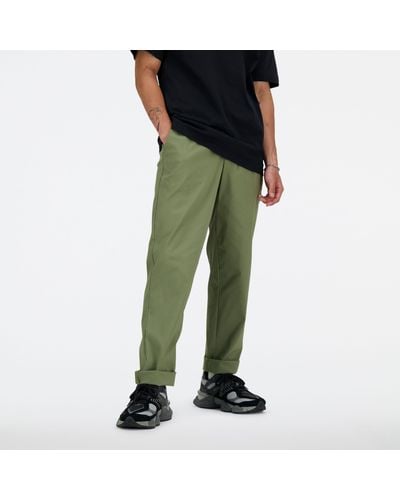 New Balance Twill Straight Pant 32" - Green