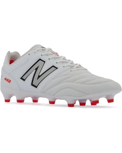 New Balance 442 V2 Pro FG Soccer Shoe - Grau