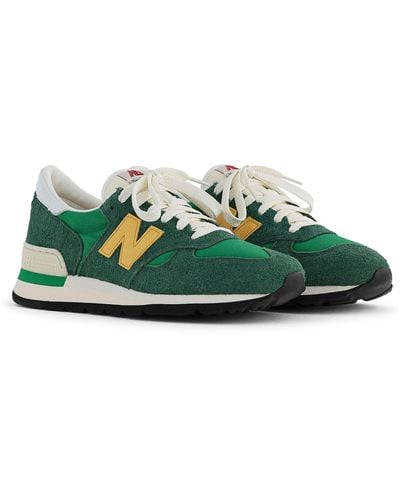 New Balance Made in usa 990 in verde/giallo