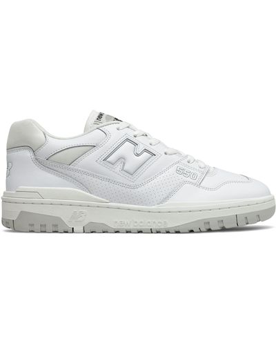 New Balance 550 In Leather - White