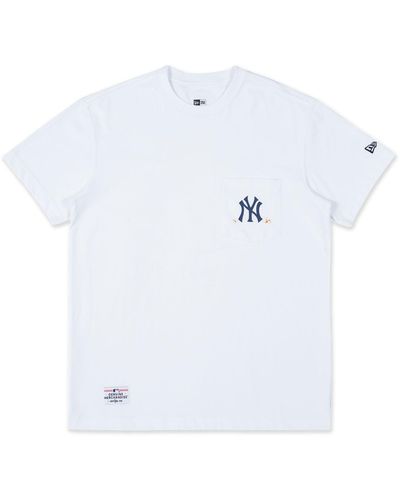 KTZ New York Yankees Mlb Popcorn Party Vibe T-shirt - White