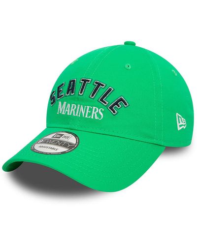KTZ Seattle Mariners Mlb Wordmark 9twenty Adjustable Cap - Green