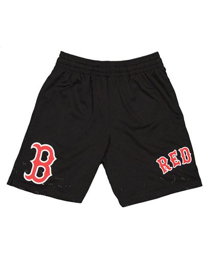 KTZ Boston Red Sox Mlb Custom Mesh Shorts - Black