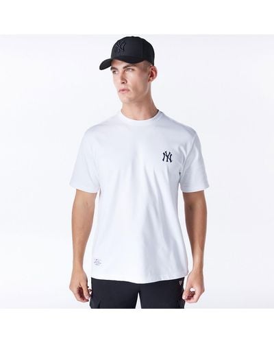 KTZ New York Yankees Mlb Flower New Era Korea T-shirt - White
