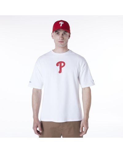 KTZ Philadelphia Phillies Mlb London Games 2024 Oversized T-shirt - White