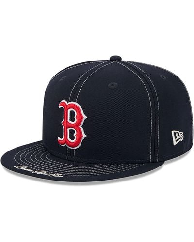 KTZ Boston Red Sox Summer Classic Navy 59fifty Fitted Cap - Blue