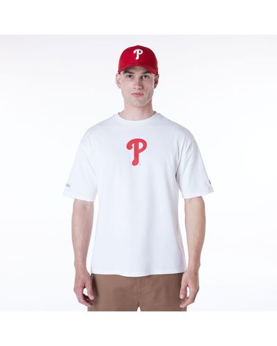 KTZ Philadelphia Phillies Mlb London Games 2024 Oversized T-shirt - White