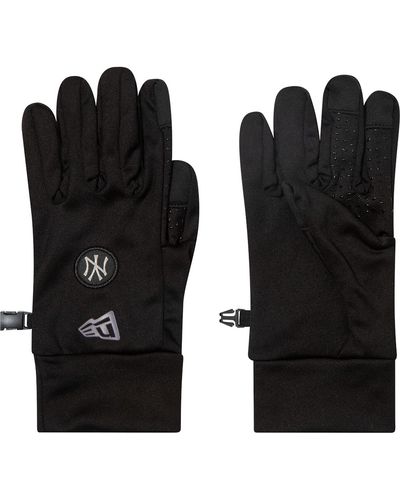 KTZ New York Yankees Mlb E-touch Gloves - Black