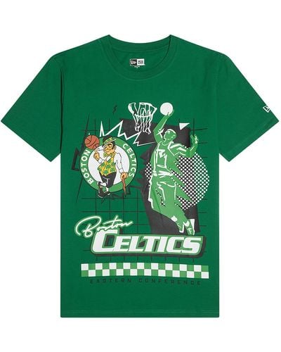 KTZ Boston Celtics Nba Rally Drive T-shirt - Green